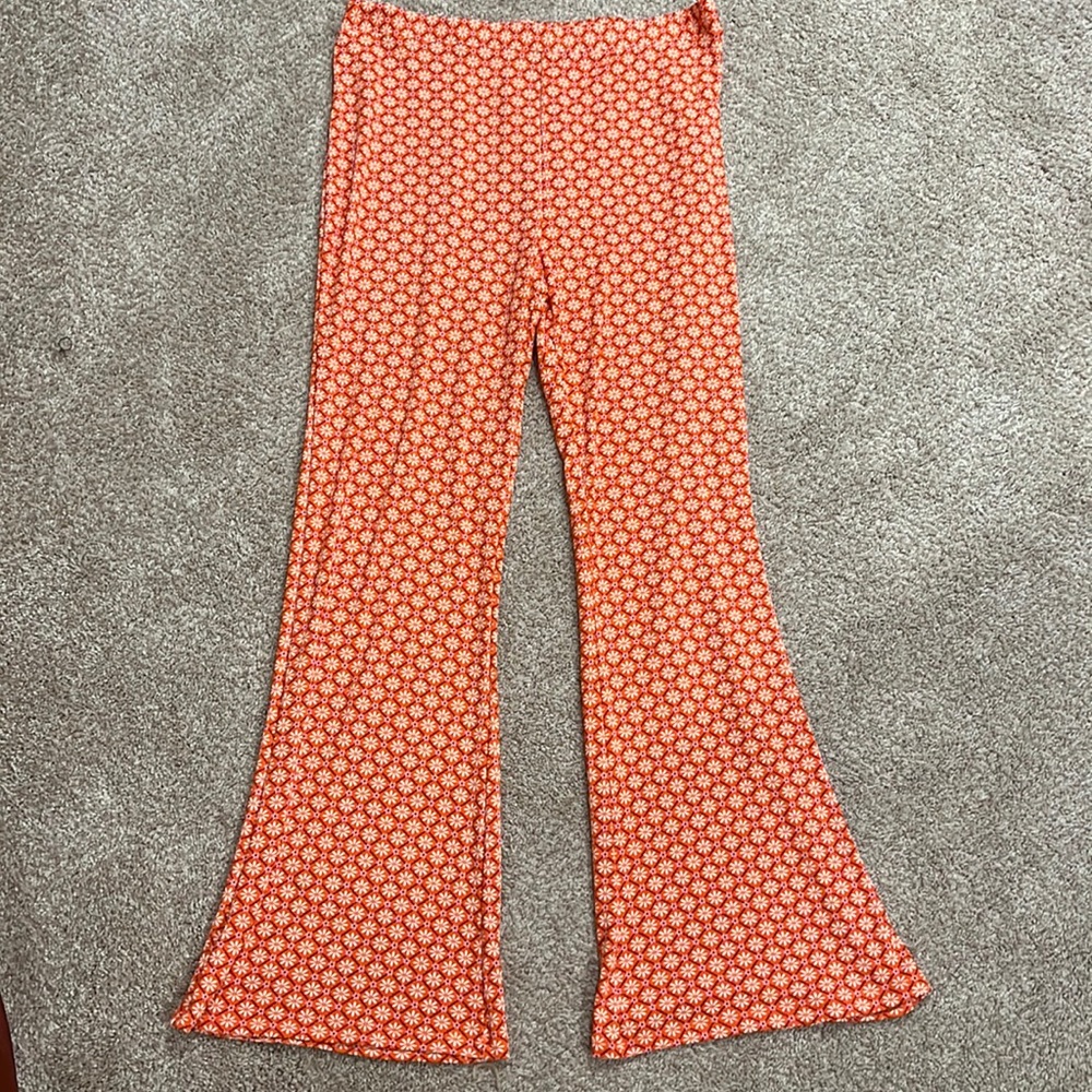 Floral Flare Pants